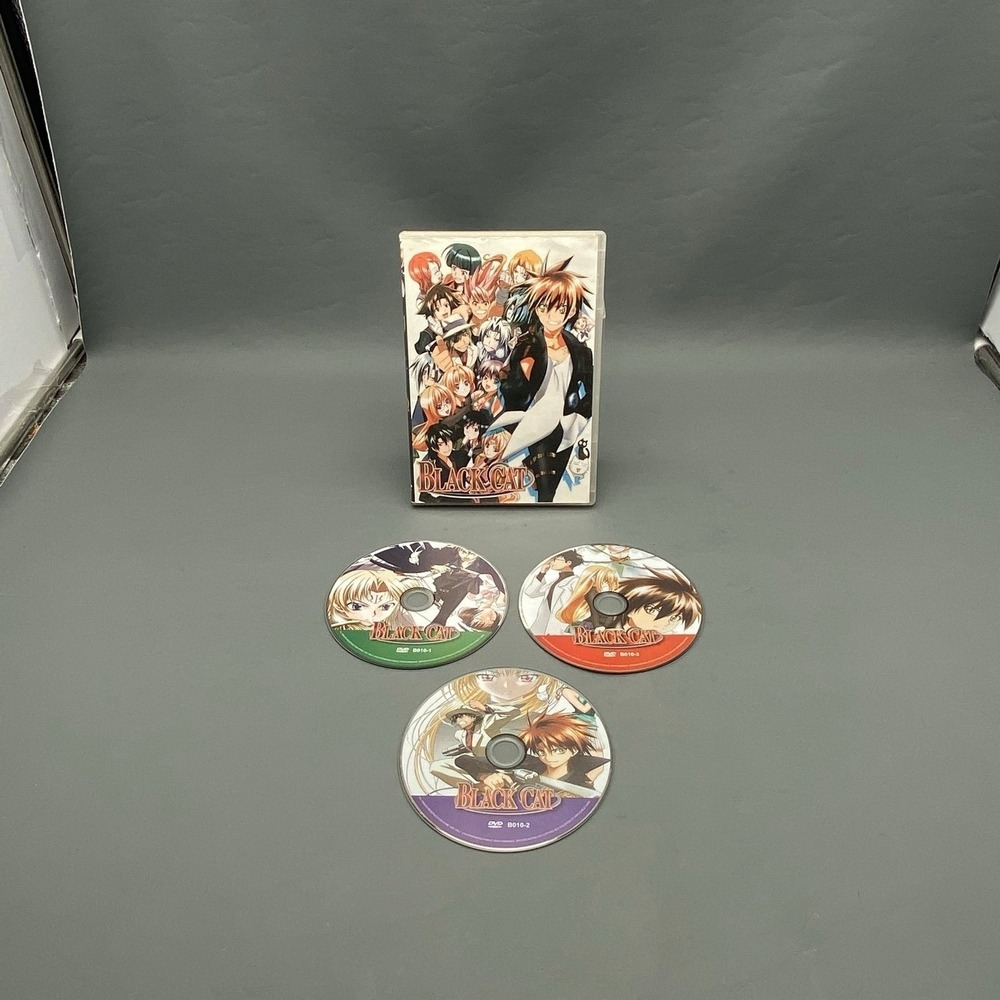 DVD Anime Black Cat Series Vol.1-24 Shonen Jump Japanese English Subtitled